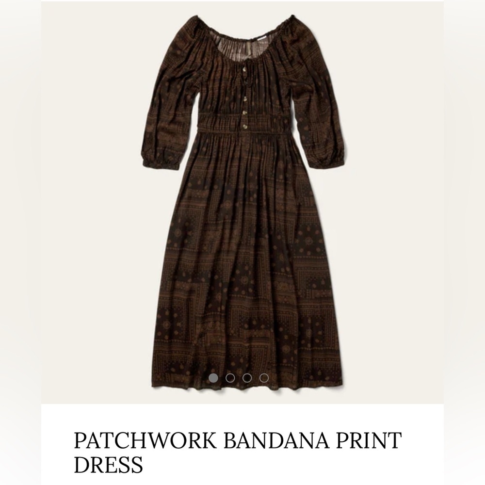 Stetson Patchwork Bandana Print Dress